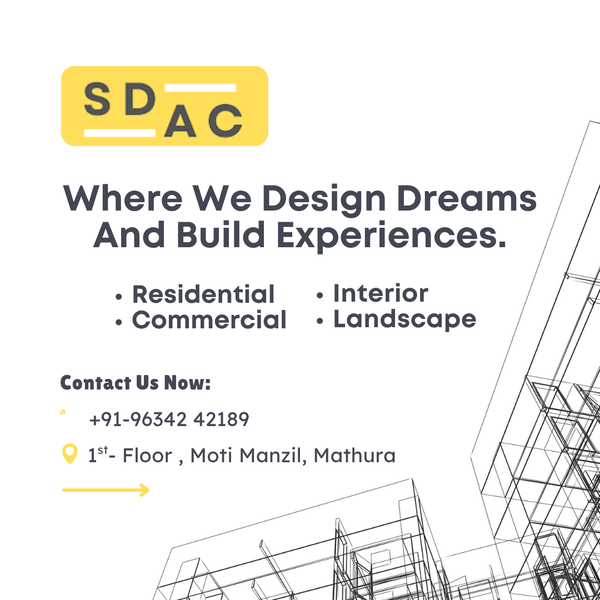 Cover photo of SDAC Shivam Dixit Architects & Construction | Best Architect in Mathura | Best Architect in Vrindavan